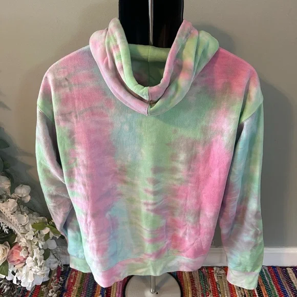 Aruba One Happy Island Tie Dye Hoodie Sweatshirt Medium - Picture 5 of 6